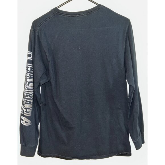 Aaliyah Long Sleeve Black Graphic Tee M - Picture 3 of 3